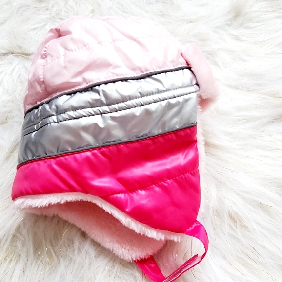 Wonder Nation pink winter hat - Picture 3 of 4